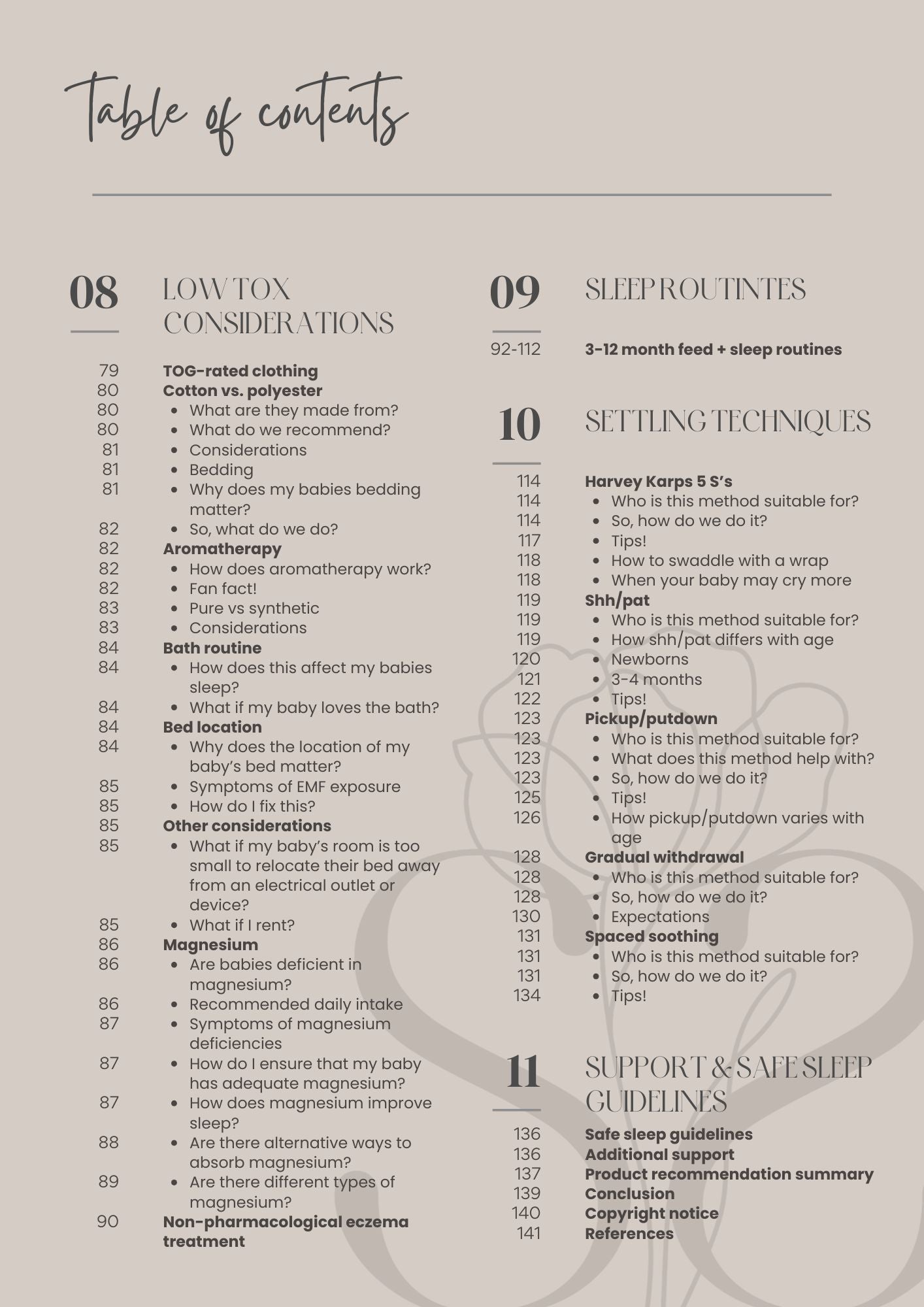 3-12 Months Sleep Essentials