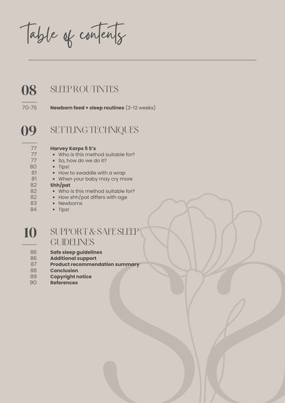 Newborn Sleep Essentials (0-12 Weeks)